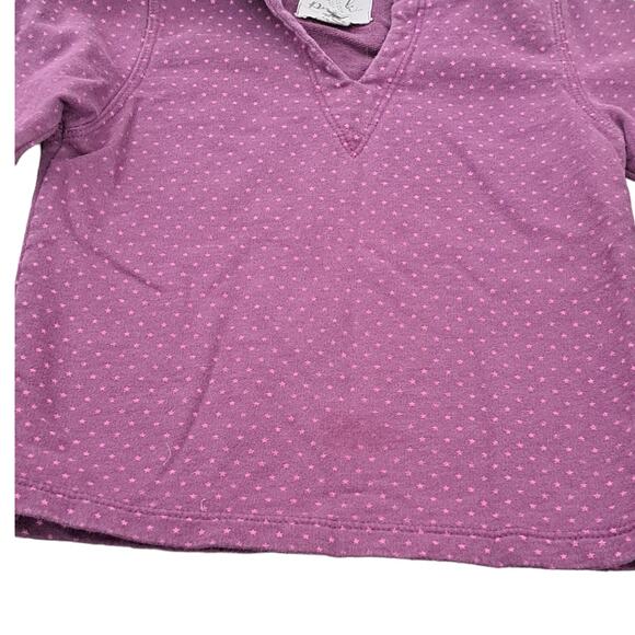 Girl's Peek Purple Polka Dot Hoodie  Size XS 2-3 - Picture 3 of 9